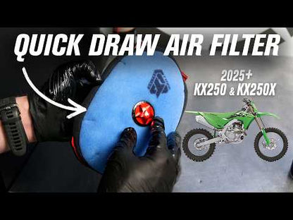 Tusk Quick Draw Air Filter System Filter Kit Kawasaki KX250 2025–2026