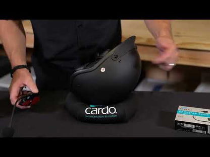 Cardo Packtalk Edge Half Helmet Kit w/ Integrated Cradle