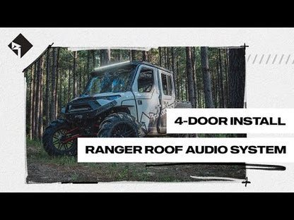 Rockford Fosgate Front & Rear Audio Roof for Select Polaris Ranger Crew Models 2018+