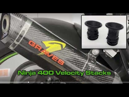Graves Motorsports Velocity Stacks Kawasaki Ninja 400/Z400/500/Z500 2018-2024