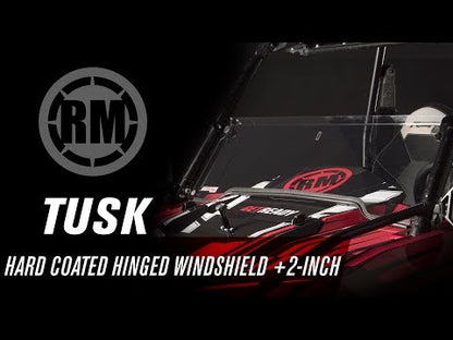 Tusk UTV Hard Coated Hinged Windshield +2-inch Polaris RZR 4 900 2014-2020