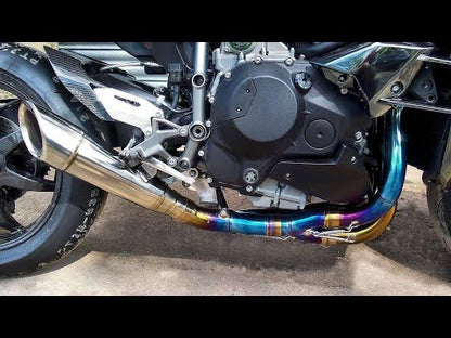 Vandemon Brushed Titanium Exhaust System Kawasaki Ninja H2 & H2R 2015-2026