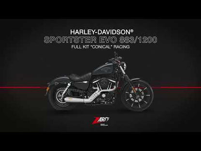 ZARD "Conical" Full Kit Exhuast Harley Davidson Sportster 883 1200 2014-2016