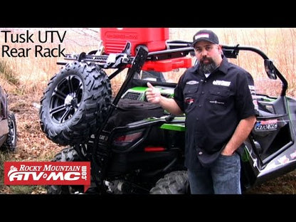 Tusk UTV Rear Bumper, Cargo Rack, and Spare Tire Carrier Can-Am Maverick Sport 1000 2018-2024