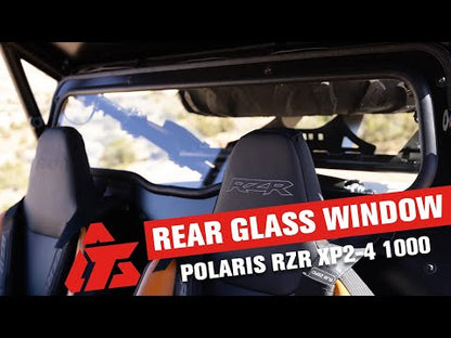 Tusk UTV Rear Glass Window Without Speaker Cut Outs Polaris RZR XP 1000 Premium 2024–2025