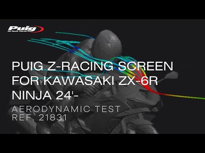 Puig Z-Racing Screen Kawasaki ZX-6R Ninja 2024-2025
