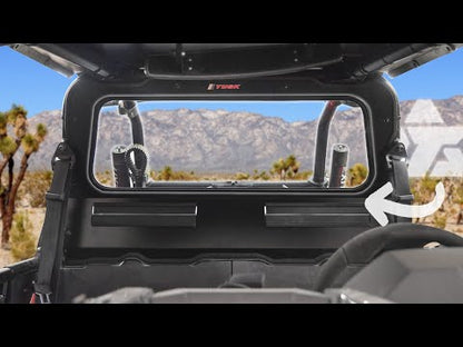 Tusk UTV Rear Glass Window Without Speaker Cut Outs Polaris RZR XP 1000 Premium 2024–2025