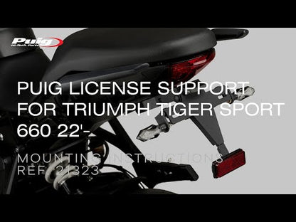 Puig License Plate Holders TRIUMPH TIGER SPORT 660 2022-2025