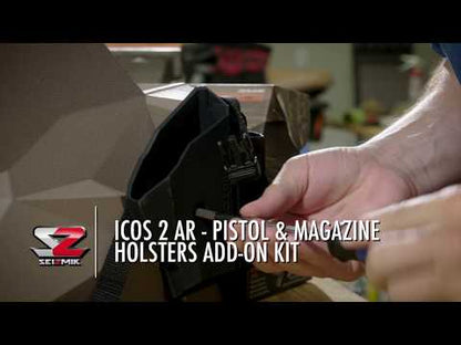 Seizmik Gun Holder Pistol & Magazine Holster Add-On Kit (1 Pair)