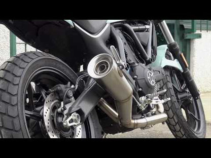 ZARD Exhaust Slip-On "Conical" Ducati Scrambler Sixty2 2016-2019