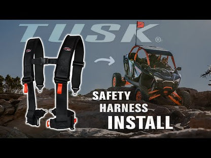 Tusk 4 Point 3 inch H-Style Safety Harness Can-Am Defender HD10 2016–2025