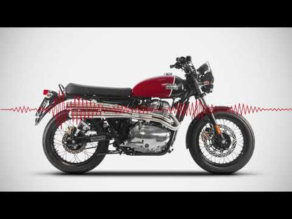 ZARD Exhaust "Flat" Full Kit Royal Enfield Interceptor 650 2019-2020