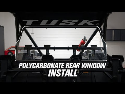 Tusk UTV Polycarb Rear Window Polaris RZR XP 1000 Premium 2024–2025