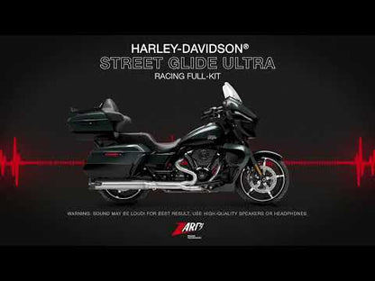 ZARD Exhaust Street Glide Ultra 2:1 Full Kit Harley Davidson 2025-2026