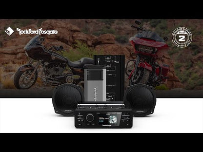 Rockford Fosgate Stage Speaker & Amp Kit Harley-Davidson Street Glide & Electra Glide (Gen-3) 1998-2013