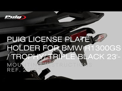 Puig License Plate Holder Fender Eliminator BMW R1300GS 2023-2025