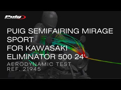 Puig Mirage Sport Semifairing Kawasaki Eliminator 500 2024-2025