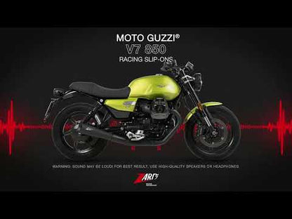 ZARD Decat Exhaust Moto Guzzi V7 850 2025