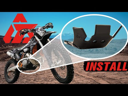 Tusk Severe Impact UHMW Dirt Bike Skid Plate Husqvarna FC 250 2022-2026