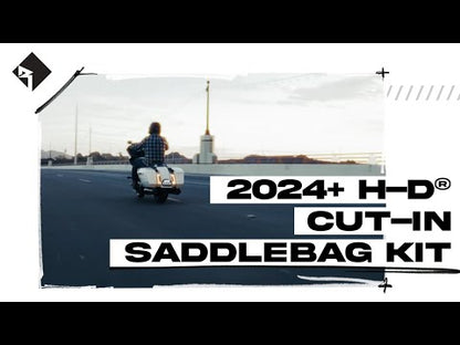Rockford Fosgate 6x9" Aftermarket Saddlebag Cut-In Speaker Kit Harley-Davidson 2024+