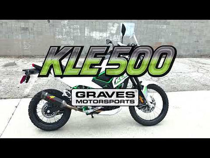 Graves Motorsports LINK Full Exhaust - Carbon Silencer Kawasaki KLE 500 2026+