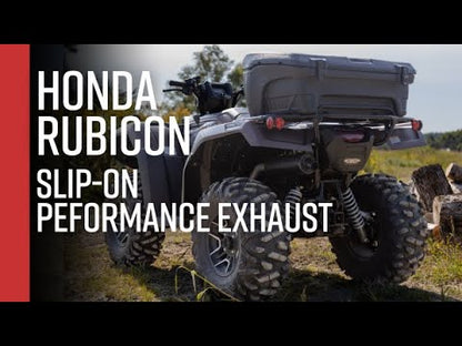 MBRP Slip-on system w/Performance Muffler Honda TRX500FA6 FourTrax Foreman Rubicon Auto DCT EPS 2015-2026
