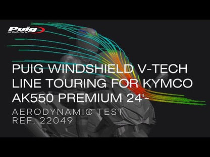 Puig Windscreen V-Tech Line Touring Kymco AK550 Premium 2024-2025