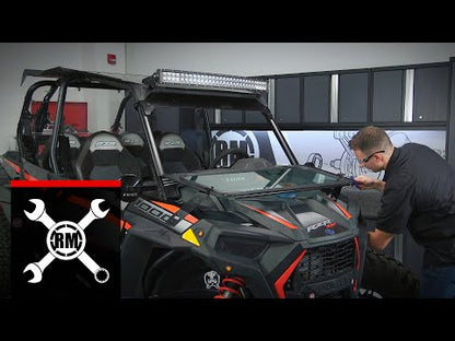 Tusk UTV Folding Glass Windshield with Windshield Wiper Polaris RZR XP 1000 2019–2023