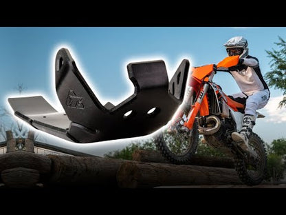 Tusk Severe Impact UHMW Dirt Bike Skid Plate Husqvarna FC 250 2022-2026