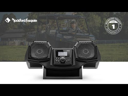 Rockford Fosgate Stage-1 All-In-One Audio System Polaris Ranger, Bobcat Models (Gen-2) 2018-2019+