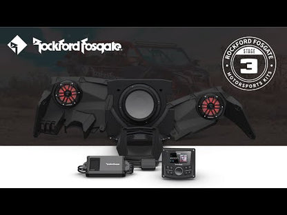 Rockford Fosgate Stage 3 Audio System (Gen-3) Can-Am X3 2017+