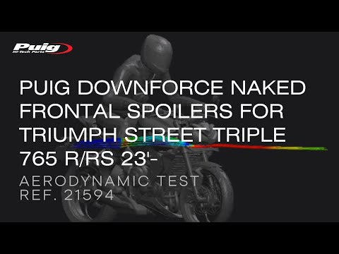 Puig Downforce Naked Front Spoilers Triumph Street Triple 765 R