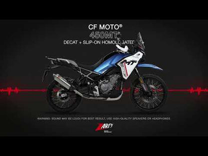 ZARD Header Decat CFMoto 450 MT 2024-2025