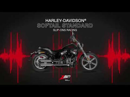 ZARD Slip-Ons Overlapped Harley Davidson Softail Standard 2017-2024