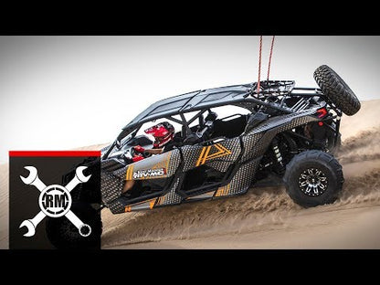 Tusk UTV Rear Bumper, Cargo Rack, and Spare Tire Carrier Can-Am Maverick X3 2017-2021