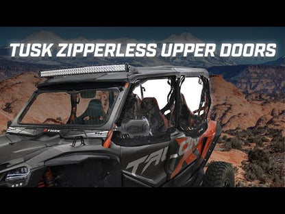 Tusk Zipperless Upper Door Kit Honda Talon 1000R-4 Fox Live Valve 2020–2024