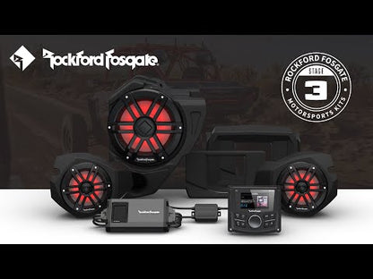 Rockford Fosgate Stage 3 Audio System (Gen-3) Polaris RZR 2014-2023