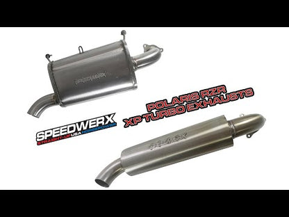 Speedwerx Exhaust Q6 Series Stainless Steel Bolt-On Polaris RZR XP Turbo 2016-2021