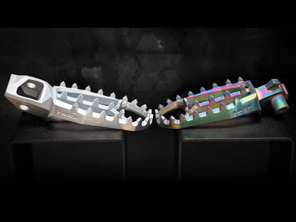 Tusk Blitz Titanium Moto Foot Pegs Alta REDSHIFT EX 2017-2019
