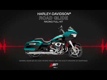 ZARD Exhaust Road Glide 2:1 Full Kit Harley Davidson 2025-2026