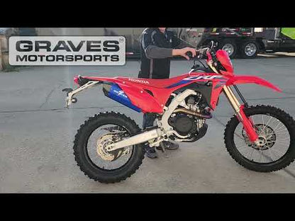 Graves Full Aluminum-Blue Exhaust System Honda CRF450RL/L/X 2019-2025