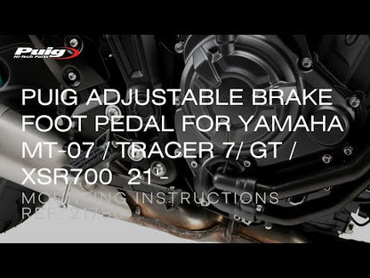 Puig Adjustable Brake Foot Pedal Yamaha MT-07 2021-2024