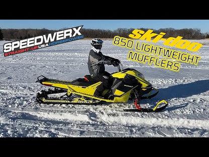 Speedwerx L2 Competition Series Lightweight Muffler Ceramic Coated Ski-Doo Gen5 600R 850 Summit/Renegade/MXZ 2023-2026