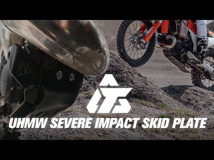 Tusk Severe Impact UHMW Dirt Bike Skid Plate Husqvarna FC 250 2022-2026