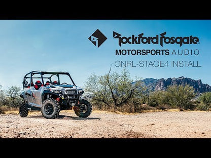 Rockford Fosgate Stage 4 Audio System Polaris General 2016+