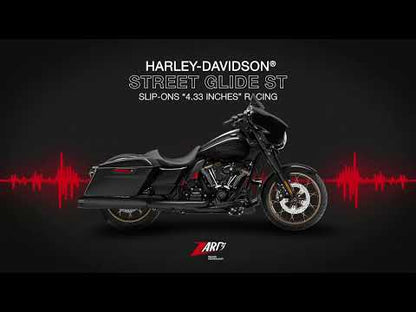 ZARD "4.33 Inches" Slip-Ons Exhaust Harley Davidson Street Glide St 2017-2020