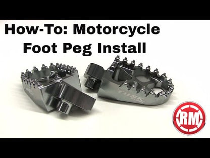 Tusk Billet Race Foot Pegs Yamaha WR250F 1998-2024