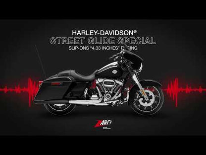 ZARD "4.33 Inches" Slip-Ons Exhaust Harley Davidson Street Glide Special 2006-2016