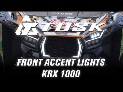 Tusk LED Front Accent Lights with Turn Signals Kawasaki Teryx KRX 1000 2020–2025