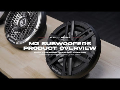 Rockford Fosgate M2 10" DVC 2Ω Color Optix™ Sealed Marine Subwoofer: Black Gen-2